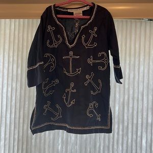 Gretchen Scott nautical tunic little girls size 4-6
